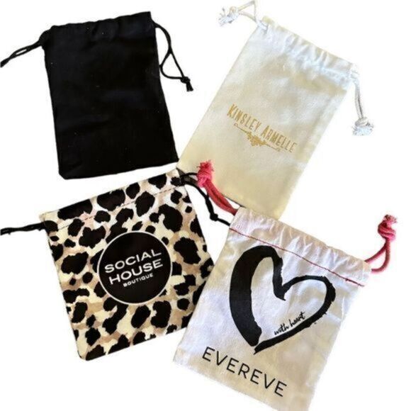 Jewelry Bags - Loy of 4 Misc Drawstrings - Social House, Kinsley Armelle - Picture 1 of 2